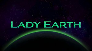 Lady Earth logo achtergrond