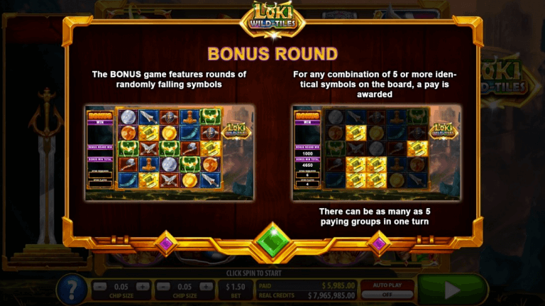Loki Wild Tiles Gratis Spins