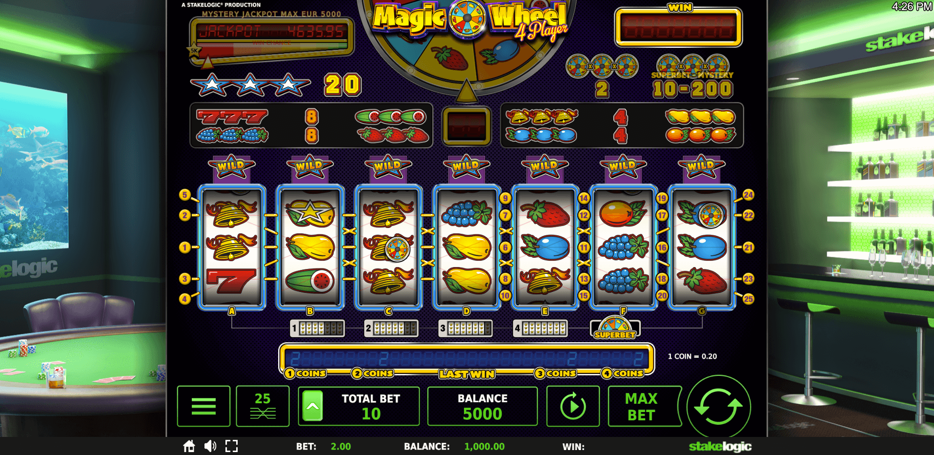 Magic Wheel 4 Player Review