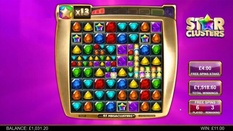 Star Clusters Megaclusters Gratis Spins