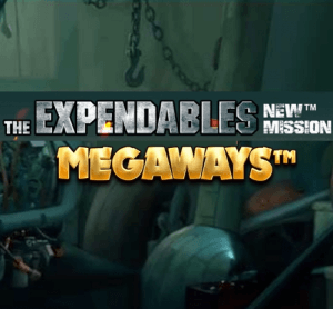 The Expendables New Mission Megaways logo achtergrond