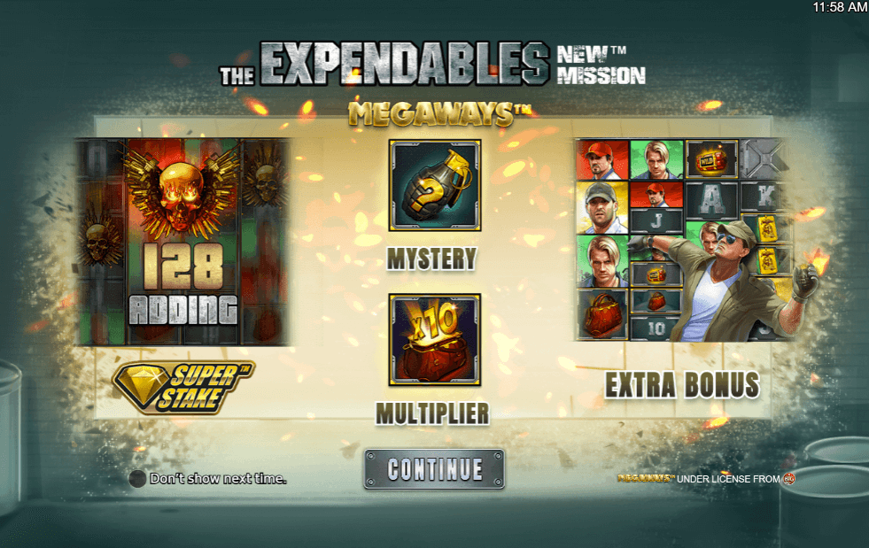 The Expendables New Mission Megaways Review