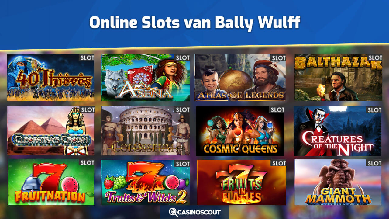 online slots van Bally Wulff