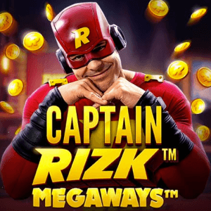 Captain Rizk Megaways logo achtergrond