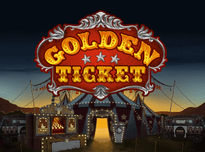 Golden Ticket logo achtergrond