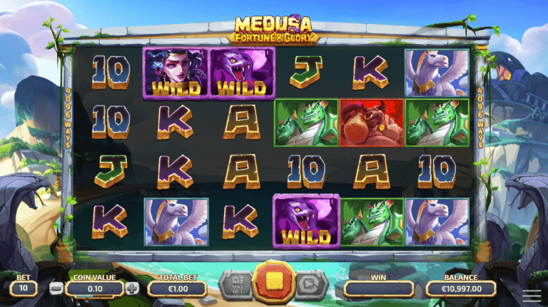 Medusa Fortune & Glory Gratis Spins