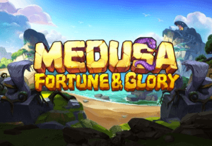 Medusa Fortune & Glory logo achtergrond