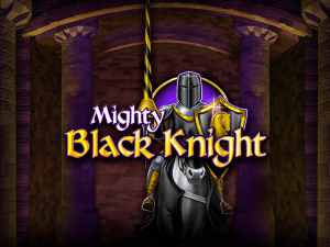 Mighty Black Knight logo achtergrond