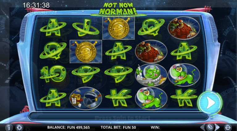 Not Now Norman Gratis Spins