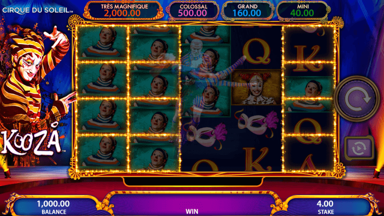 Cirque Du Soleil Kooza Gratis Spins