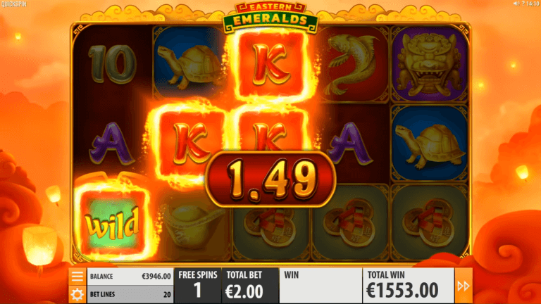 Eastern Emeralds Gratis Spins