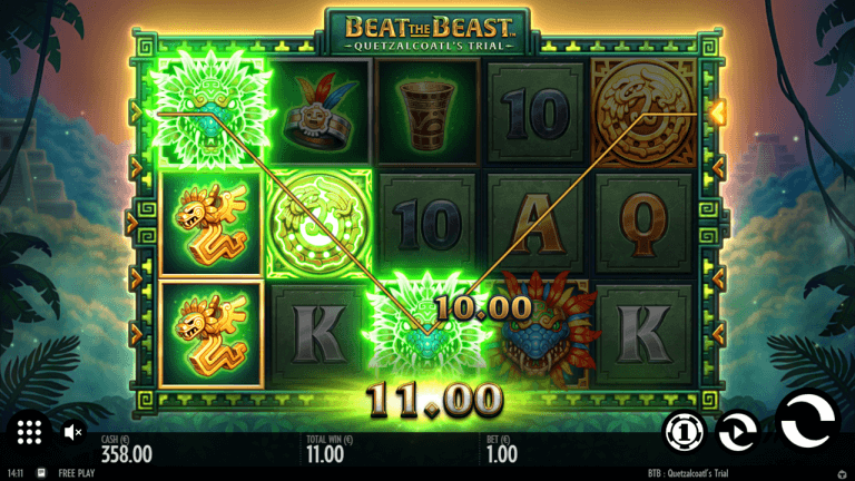 Beat The Beast: Quetzalcoatls Trial Gratis Spins