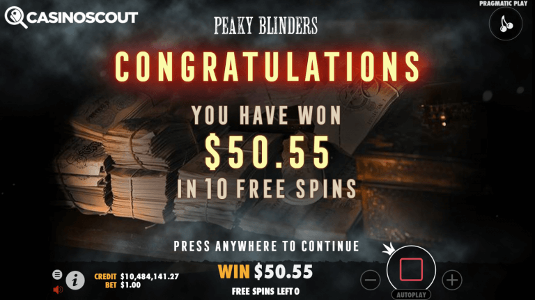 Peaky Blinders Bonus