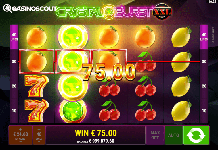 Crystal Burst XXL Gratis Spins