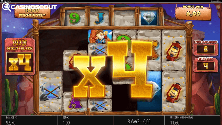 Diamond Mine Megaways Bonus