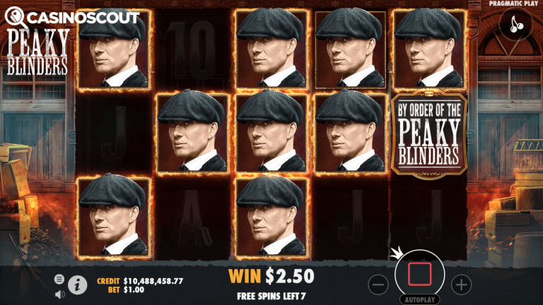 Peaky Blinders Gratis Spins