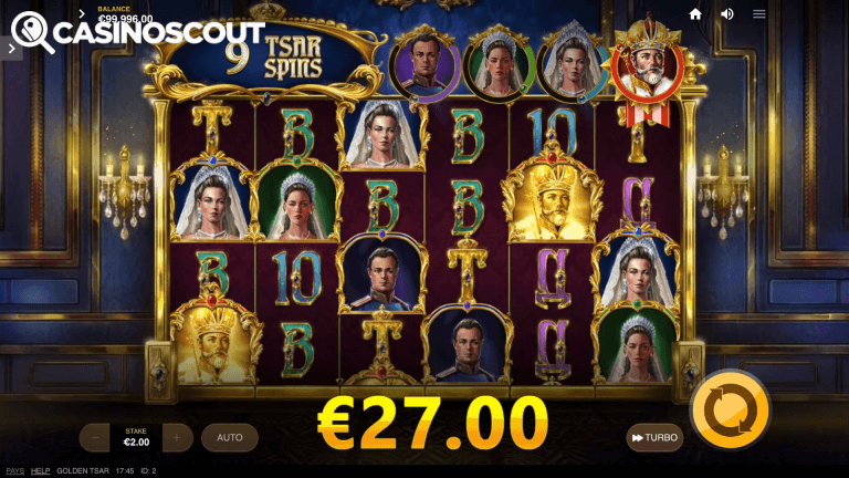 Golden Tsar Gratis Spins