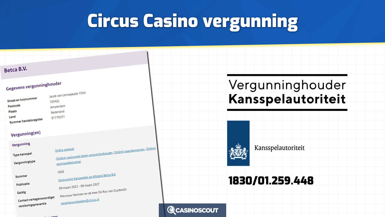 Circus Casino vergunning