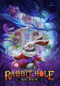 Rabbit Hole Riches logo achtergrond