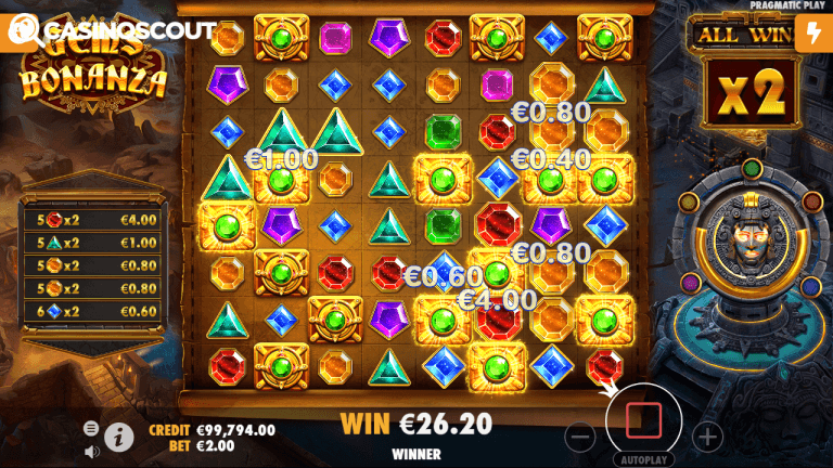 Gems Bonanza Gratis Spins