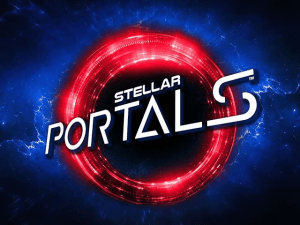Stellar Portals logo achtergrond