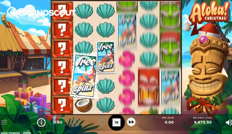 Aloha! Christmas Edition Gratis Spins