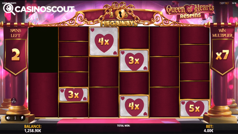 Queen of Hearts Megaways Gratis Spins