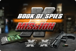 Book Of Spies Mission X logo achtergrond