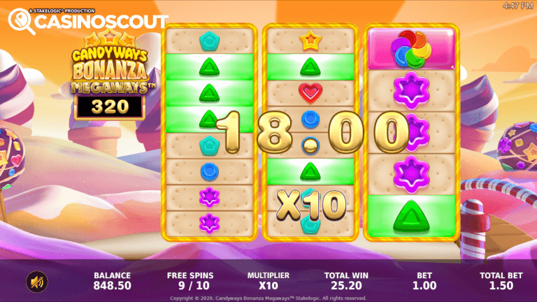 Candyways Bonanza Megaways Gratis Spins