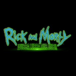 Rick and Morty logo achtergrond