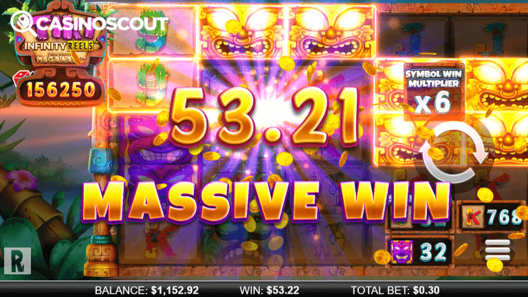 Tiki Infinity Reel Megaways Bonus
