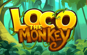 Loco The Monkey logo achtergrond