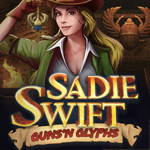 Sadie Swift: Guns ‘n Glyphs logo achtergrond