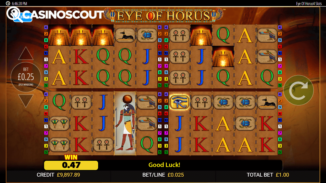 Eye Of Horus Power 4 Slots Review