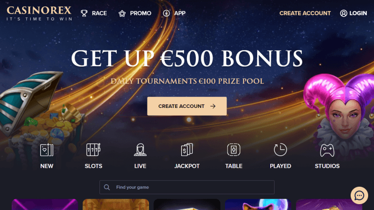 CasinoRex Screenshot 1