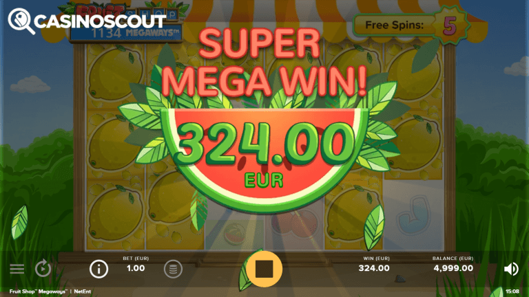 Fruit Shop Megaways Bonus