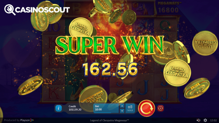 Legend of Cleopatra Megaways Bonus