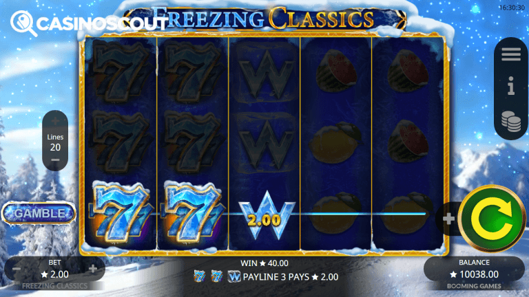 Freezing Classics Gratis Spins