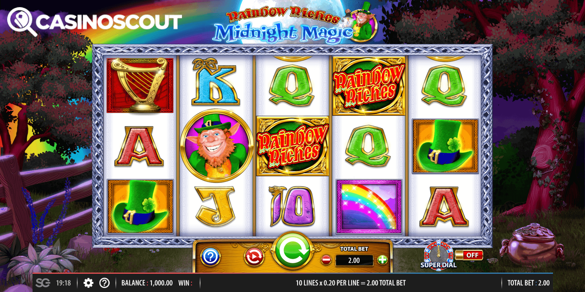 Rainbow Riches Midnight Magic Review