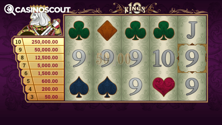 10 Kings Gratis Spins