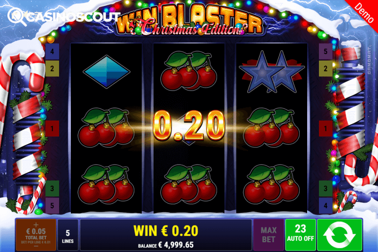 Win Blaster Christmas Edition Bonus