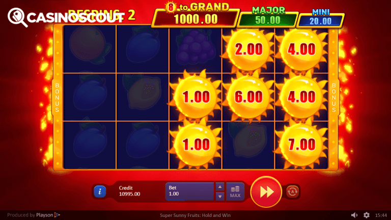 Super Sunny Fruits Gratis Spins