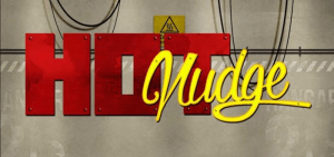 Hot Nudge logo achtergrond
