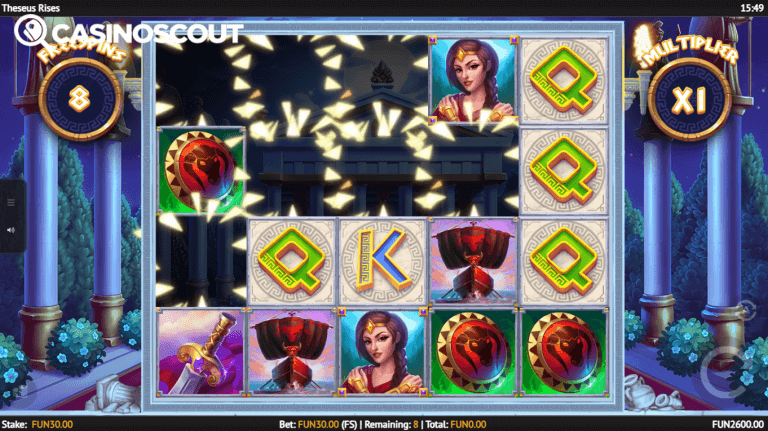 Theseus Rises Gratis Spins