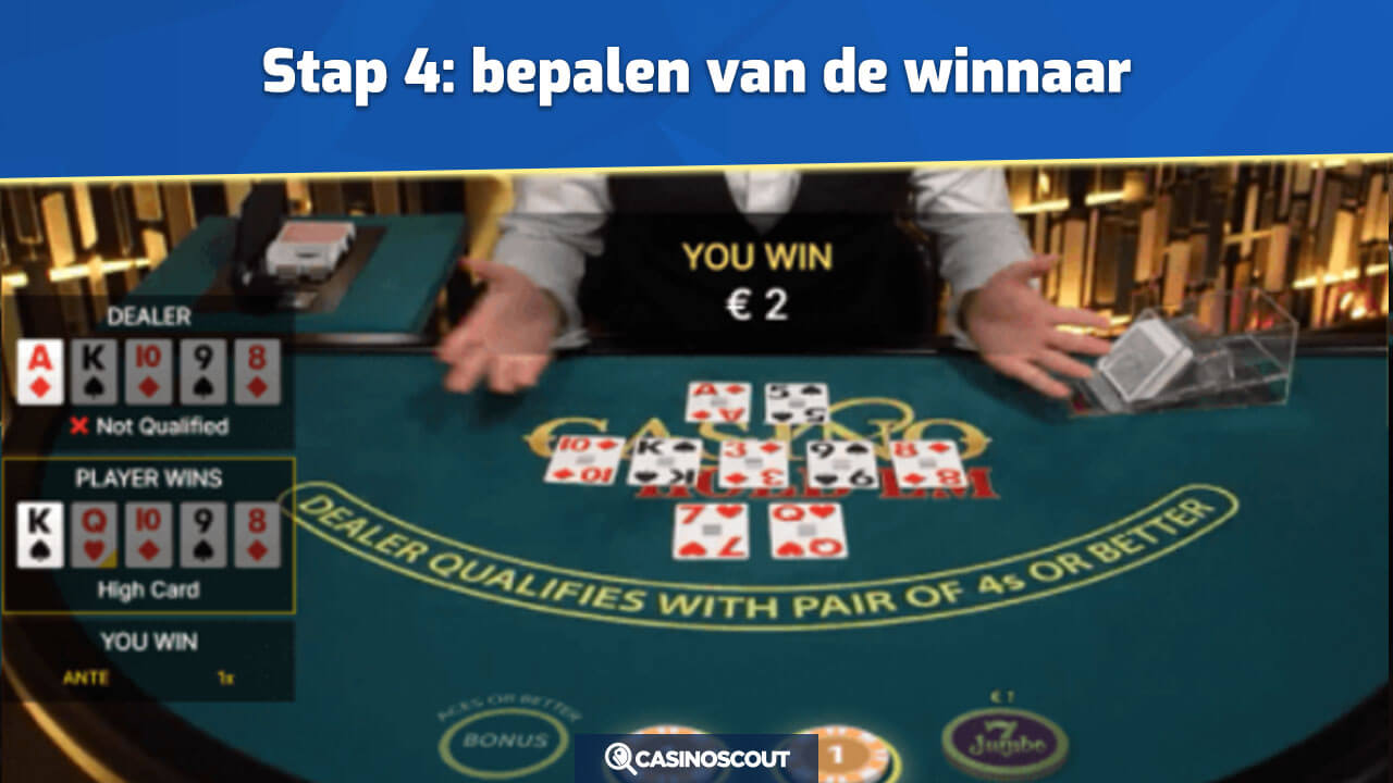 uitbetaling casino holdem