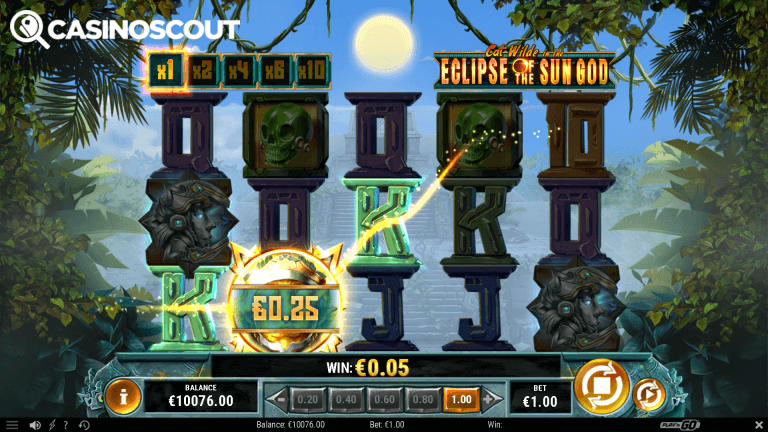 Cat Wilde in the Eclipse of the Sun God Gratis Spins