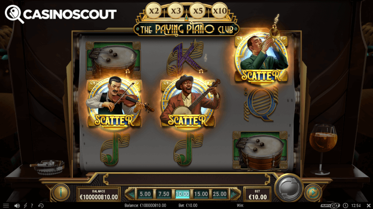 The Paying Piano Club Gratis Spins