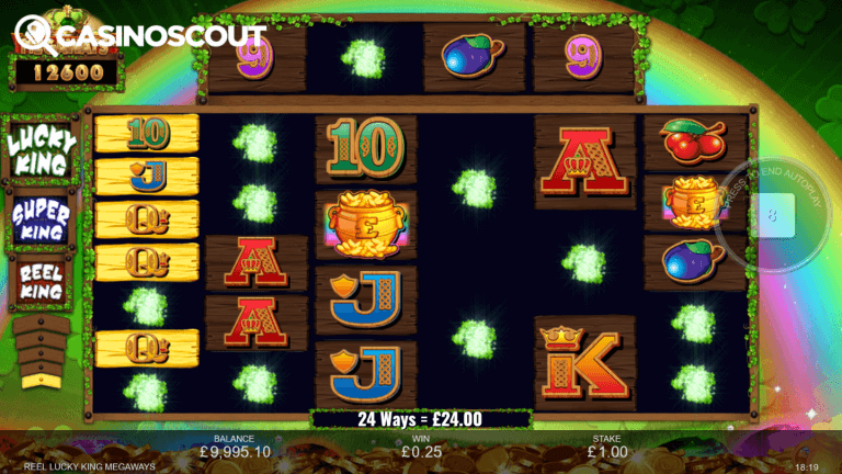 Reel Lucky King Megaways Gratis Spins