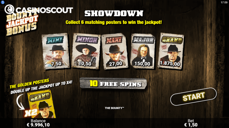 The Bounty Gratis Spins