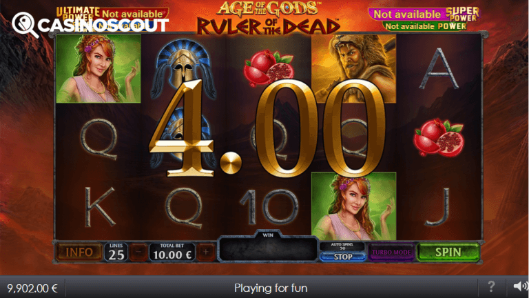 Age of the Gods: Ruler of the Dead Gratis Spins